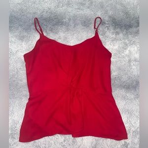 Red Ajustable Spaghetti Strap Top very gently used